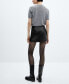 Фото #3 товара Women's Coco-Effect Mini-Skirt