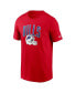 ფოტო #2 პროდუქტის Men's Red Buffalo Bills Team Athletic T-shirt