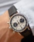 ფოტო #8 პროდუქტის Men's Swiss Automatic Chronograph Intra-Matic Black Leather Strap Watch 40mm