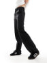 JJXX slim black straight leg trouser in black