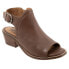 Softwalk Novara S2314-260 Womens Brown Narrow Leather Heeled Sandals Boots