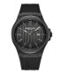 ფოტო #1 პროდუქტის Men's Classic Black Silicone Watch 43mm