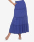 ფოტო #1 პროდუქტის Women's Tiered Maxi Skirt