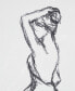 Feminine Figures 2 Piece Deckle Edge Sketch Framed Wall Art Set, 17" x 21"