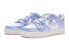 【定制球鞋】 Nike Air Force 1 Low 头等舱 做旧 解构 手绘喷绘 低帮 板鞋 女款 银白蓝 / Кроссовки Nike Air Force DD8959-100