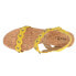 Фото #7 товара VANELi Mavis Studded Sling Back Womens Yellow Casual Sandals 305561