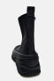 Technical fabric zipped ankle boots