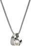 Ladies steel necklace with pearl SKJ0749040