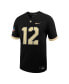 ფოტო #3 პროდუქტის Men's #12 Black Army Black Knights Untouchable Football Jersey