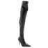 Фото #2 товара Diesel D-Venus TBT Y03045-P3923-T8013 Womens Black Leather Knee High Boots