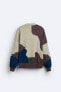 Фото #8 товара Жаккардовый свитер с абстрактным узором ZARA