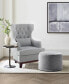 Фото #6 товара White Label Modern 32" Wingback Chair