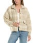 Saltwater Luxe Plaid Wool-Blend Jacket Women's Beige S