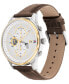 Фото #2 товара Часы Tommy Hilfiger Brown Leather Strap 44mm