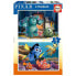 EDUCA BORRAS 2X20 Pieces Disney Pixar (Finding Nemo + Monsters Inc) Puzzle