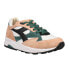 Фото #2 товара Diadora Eclipse Italia Lace Up Mens Green, Pink, White Sneakers Casual Shoes 17