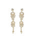 Фото #1 товара Women's Gold Dazzling Drop Earrings