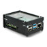 Фото #4 товара Case for Raspberry Pi 4B and TV HAT DVB-T tuner - black and transparent