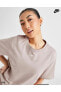Фото #3 товара Sportswear Essential Pudra Oversize Kadın T-Shirt