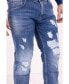 ფოტო #3 პროდუქტის Men's Modern Sanded Denim Jeans
