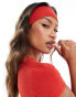 Фото #2 товара ASOS 4505 Icon soft touch yoga wide headband in cherry red