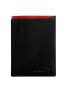 Фото #3 товара Мужское портмоне кожаное черное вертикальное без застежки Portfel-CE-PR-N4-VT.81-czerwony	Factory Price