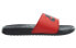 Nike JDI Slide Black Red Slippers