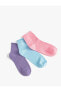 Фото #5 товара 3'lü Soket Çorap Seti Çok Renkli