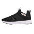 Puma Contempt Demi Logo Running Womens Black Sneakers Athletic Shoes 37822102