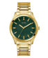 Men's Analog Gold-Tone Stainless Steel Watch 44mm