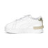 Фото #3 товара Puma Jada Animal Print Lace Up Infant Girls White Sneakers Casual Shoes 3920300