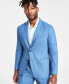 Фото #6 товара Men's Linen Blend Stretch Blazer, Created for Macy's