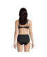 Фото #2 товара Women's D-Cup Twist Front Underwire Bikini Swimsuit Top Adjustable Straps