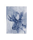 Фото #1 товара Jennifer Goldberger Indigo Moose Canvas Art - 20" x 25"