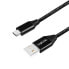LogiLink CU0143 - 0.3 m - USB A - Micro-USB B - USB 2.0 - 480 Mbit/s - Black