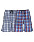 ფოტო #3 პროდუქტის Hanes Men's Woven Jam, 2 Pack