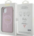 Guess Guess GUHMN61PSAHMCP iPhone 11 / Xr 6.1" różowy/pink hardcase Saffiano MagSafe - фото #8