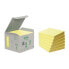 POST IT Recycled removable sticky note pad in tower 76 x 76 mm 16 pads 654 recycled