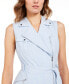 Фото #4 товара Платье без рукавов Calvin Klein с поясом и застежкой молнией спереди