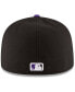 Фото #4 товара Men's Colorado Rockies Authentic Collection On Field 59FIFTY Structured Cap