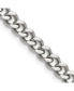 ფოტო #2 პროდუქტის Stainless Steel 6.75mm Curb Chain Necklace