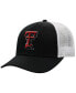 Фото #2 товара Men's Black, White Texas Tech Red Raiders Trucker Snapback Hat