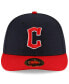 Men's Navy and Red Cleveland Guardians Authentic Collection On-Field Home Low Profile 59FIFTY Fitted Hat