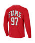 Фото #4 товара Men's NFL X Staple Red Tampa Bay Buccaneers Core Long Sleeve Jersey Style T-shirt