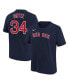 ფოტო #1 პროდუქტის Big Boys David Ortiz Navy Boston Red Sox Home Player Name and Number T-shirt