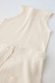 Фото #6 товара Трикотажное платье с накладной деталью ZARA