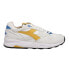 Фото #2 товара Diadora Eclipse Italia Lace Up Mens White Sneakers Casual Shoes 177154-C9061