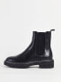 Фото #4 товара Only chelsea boot with contrast stitch in black