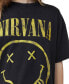 ფოტო #3 პროდუქტის Women's The Oversized Nirvana T-shirt