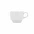 Фото #2 товара Чашка Bidasoa Glacial Кафе Керамика Белый 180 ml (6 штук)